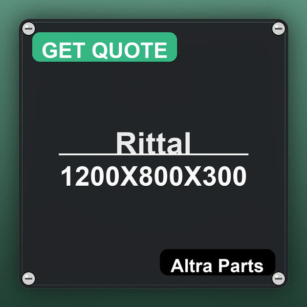 Rittal 1200X800X300 industrial nameplate style image – Altra Parts. GET QUOTE.