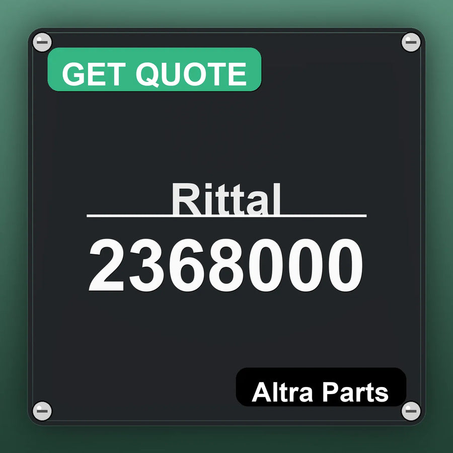 Rittal 2368000 industrial nameplate style image – Altra Parts. GET QUOTE.