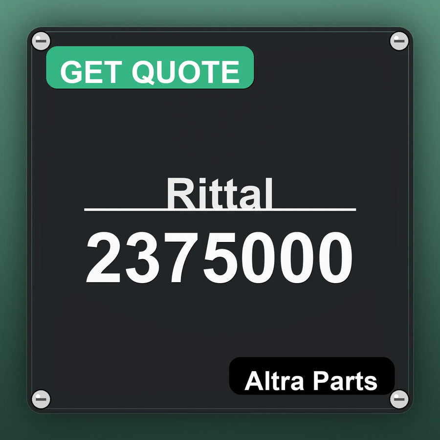 Rittal 2375000 industrial nameplate style image – Altra Parts. GET QUOTE.