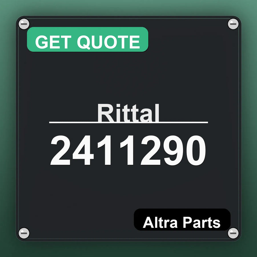 Rittal 2411290 industrial nameplate style image – Altra Parts. GET QUOTE.