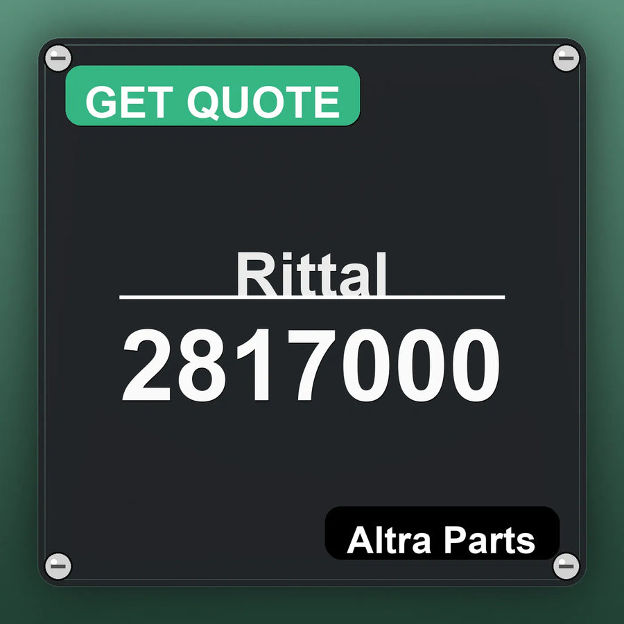 Rittal 2817000 industrial nameplate style image – Altra Parts. GET QUOTE.