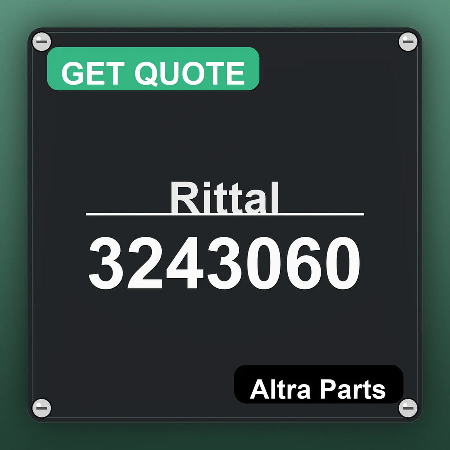 Rittal 3243060 industrial nameplate style image – Altra Parts. GET QUOTE.
