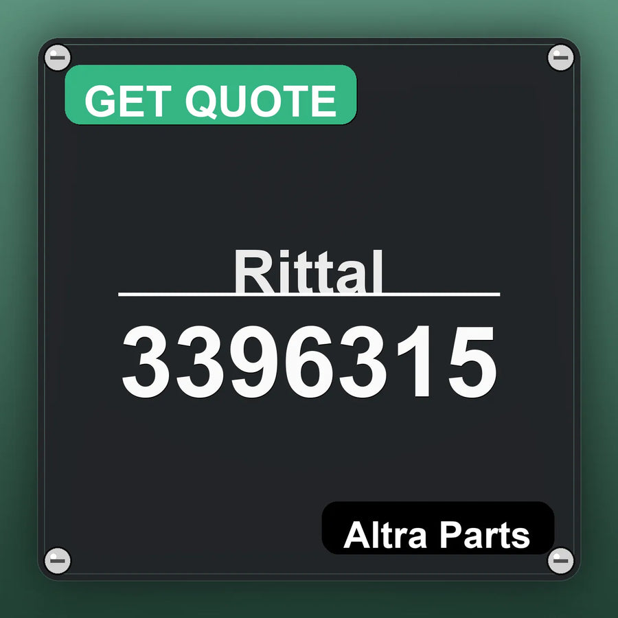 Rittal 3396315 industrial nameplate style image – Altra Parts. GET QUOTE.