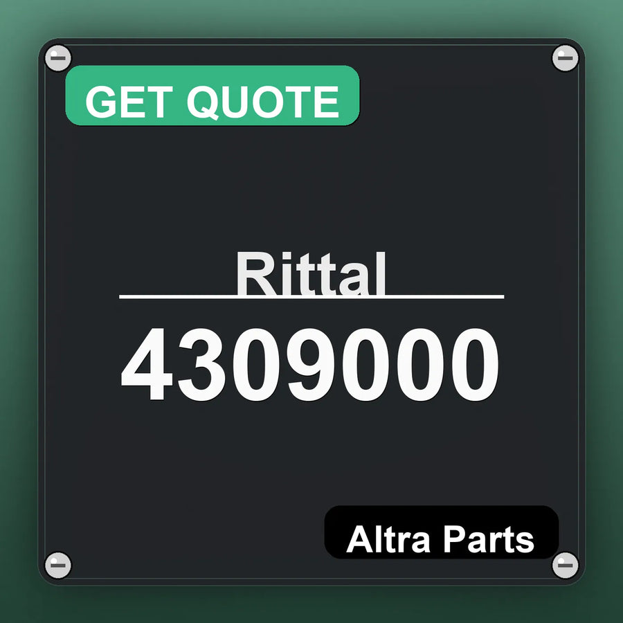 Rittal 4309000 industrial nameplate style image – Altra Parts. GET QUOTE.