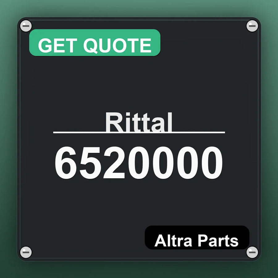 Rittal 6520000 industrial nameplate style image – Altra Parts. GET QUOTE.