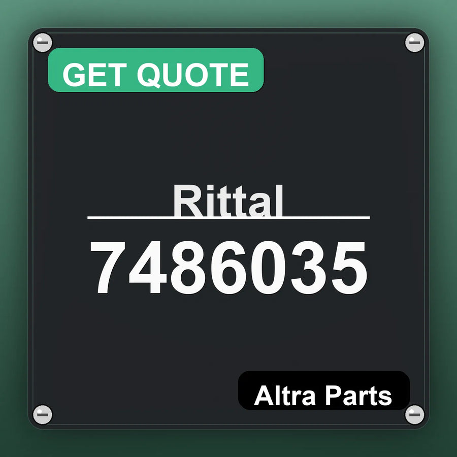 Rittal 7486035 industrial nameplate style image – Altra Parts. GET QUOTE.