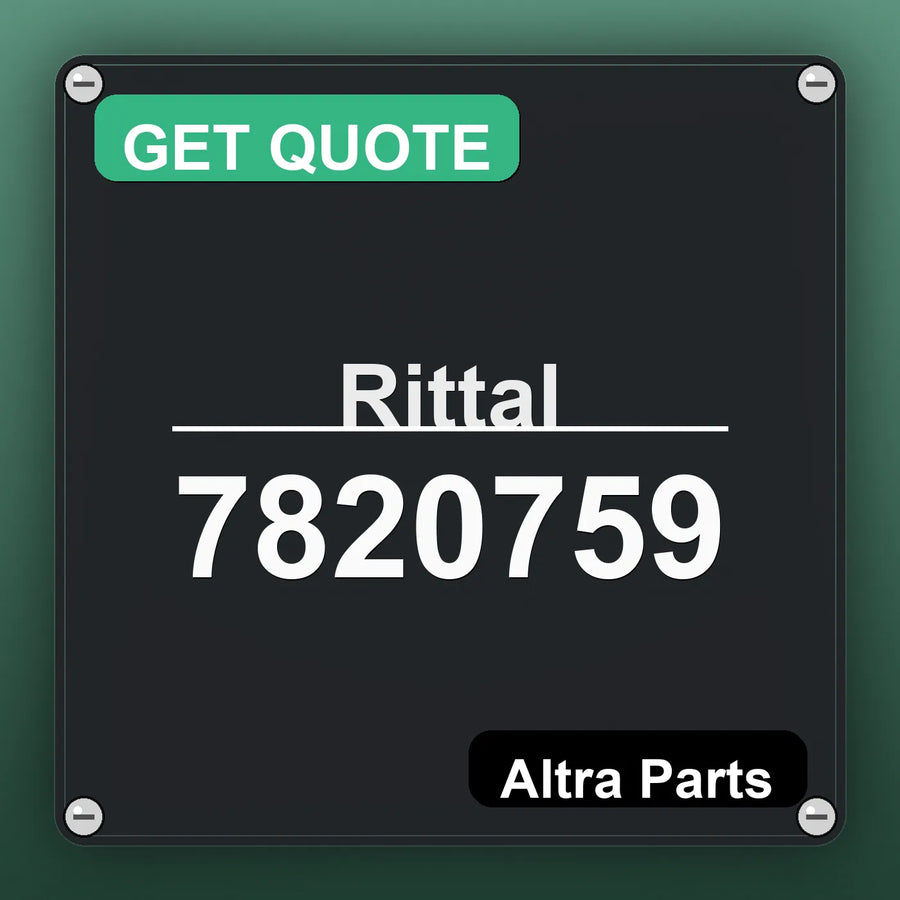 Rittal 7820759 industrial nameplate style image – Altra Parts. GET QUOTE.