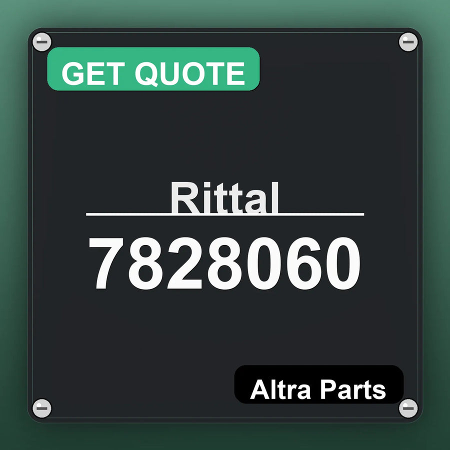 Rittal 7828060 industrial nameplate style image – Altra Parts. GET QUOTE.