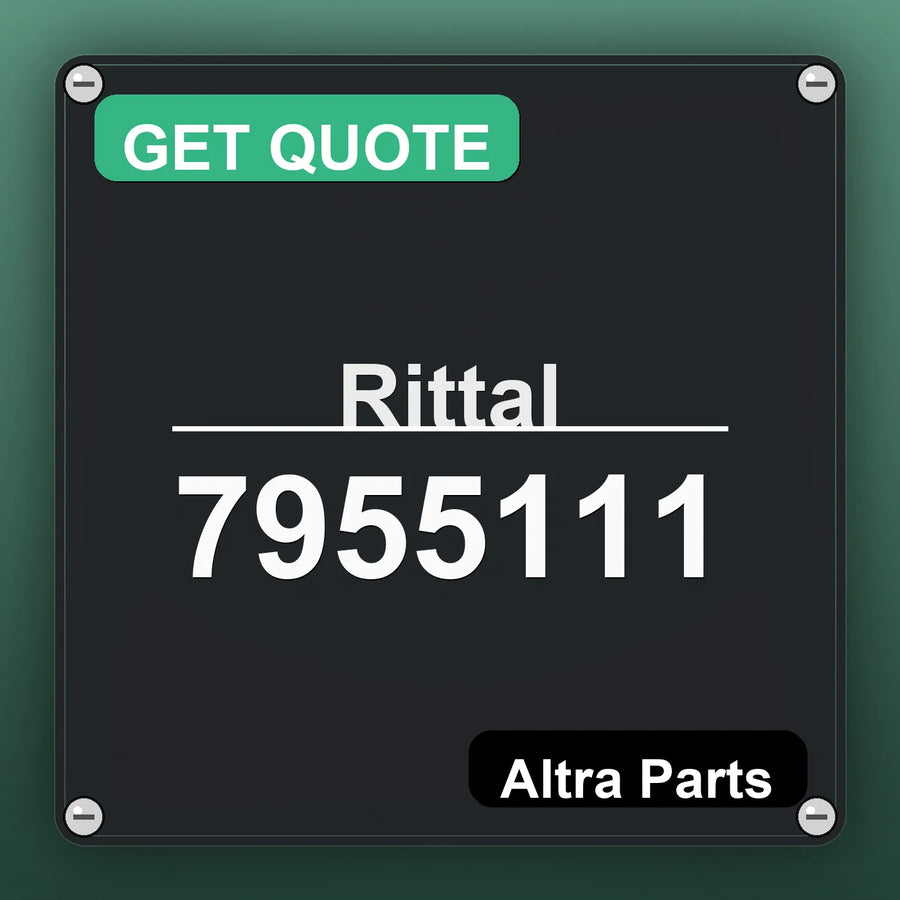 Rittal 7955111 industrial nameplate style image – Altra Parts. GET QUOTE.