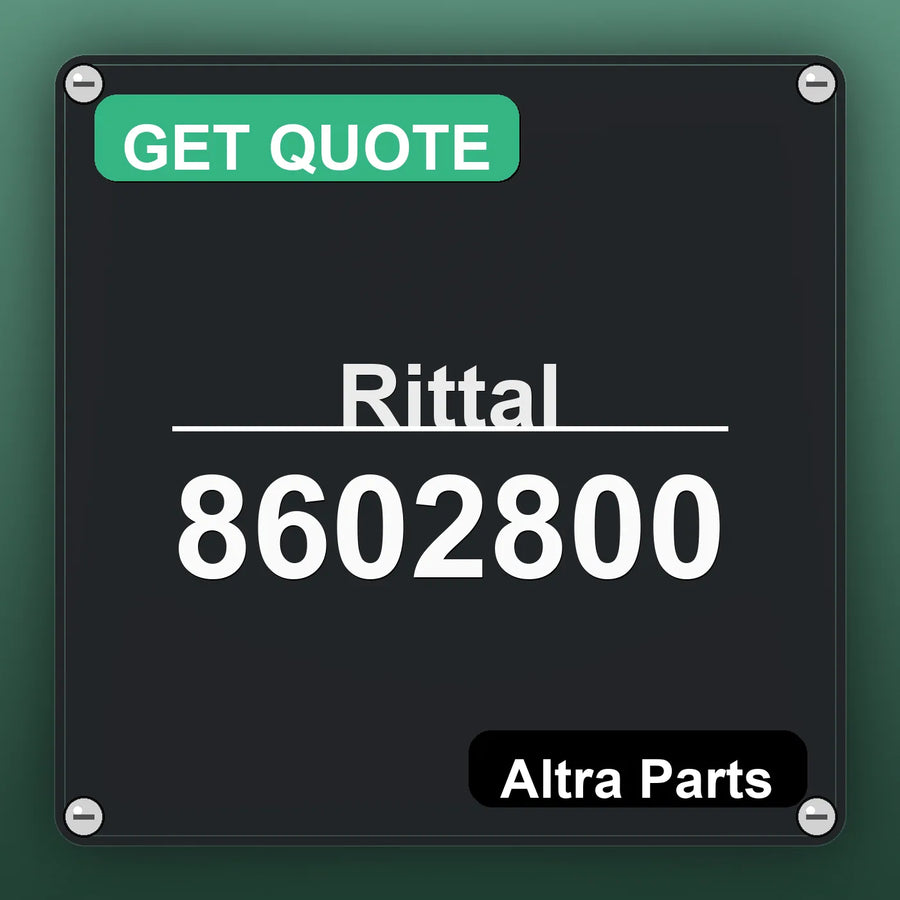 Rittal 8602800 industrial nameplate style image – Altra Parts. GET QUOTE.