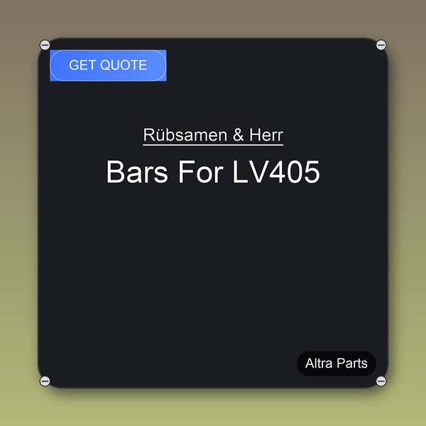 Rübsamen & Herr Bars For LV405 industrial spare part – fast international delivery & worldwide shipping