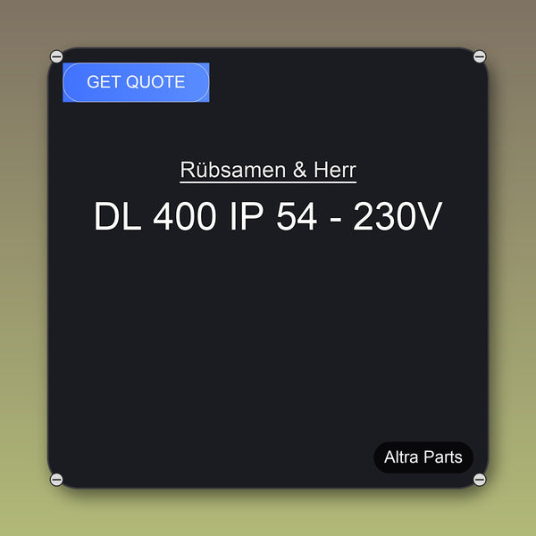 Rübsamen & Herr DL 400 IP 54 - 230V industrial spare part – fast international delivery & worldwide shipping