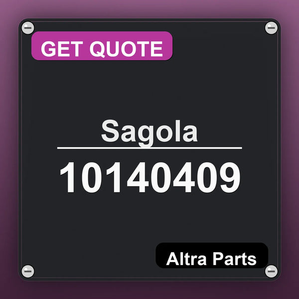Sagola 10140409 industrial nameplate style image – Altra Parts. GET QUOTE.