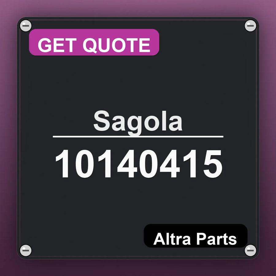Sagola 10140415 industrial nameplate style image – Altra Parts. GET QUOTE.