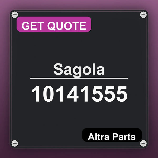 Sagola 10141555 industrial nameplate style image – Altra Parts. GET QUOTE.