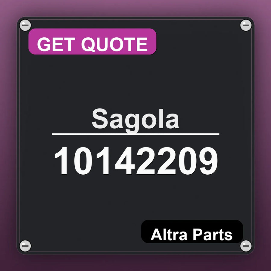 Sagola 10142209 industrial nameplate style image – Altra Parts. GET QUOTE.