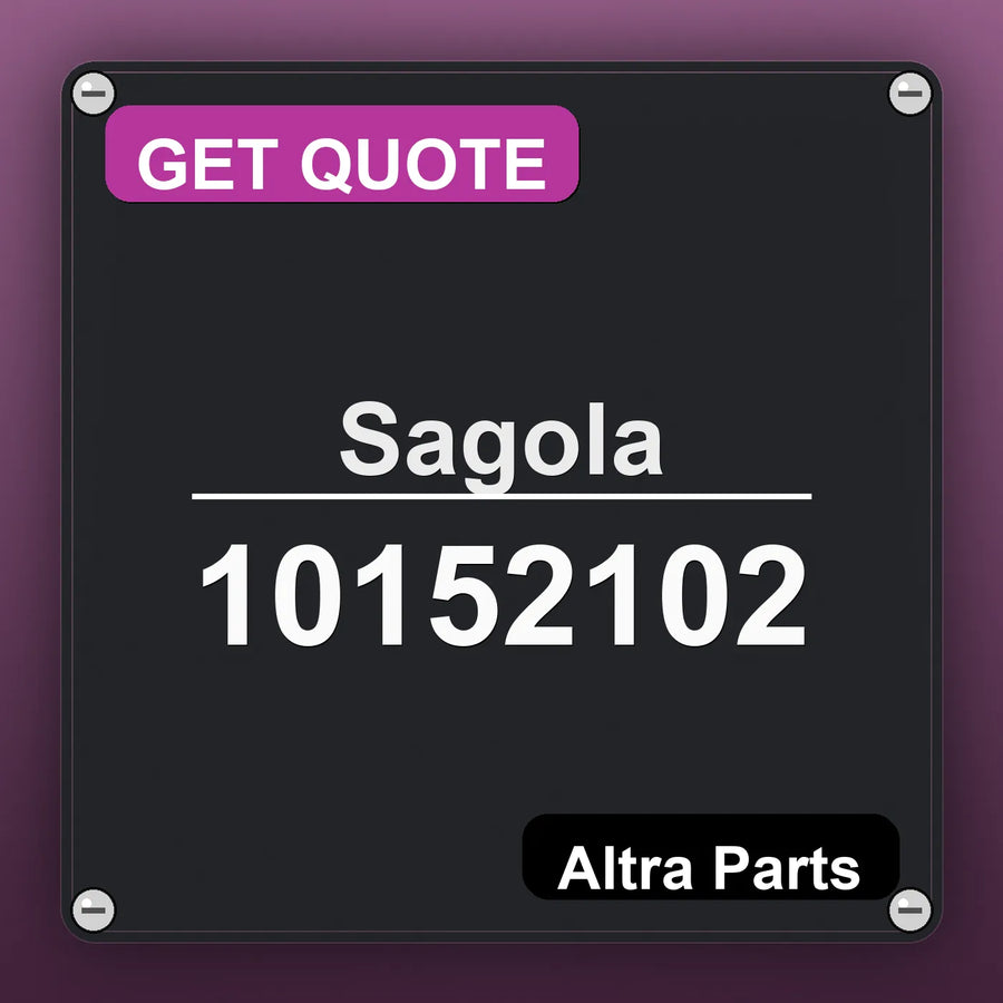 Sagola 10152102 industrial nameplate style image – Altra Parts. GET QUOTE.