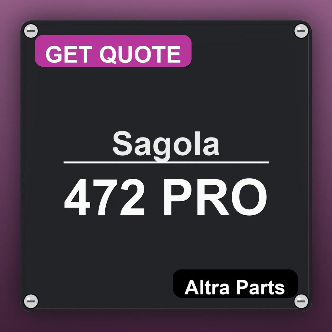 Sagola 472 PRO | Altra Parts