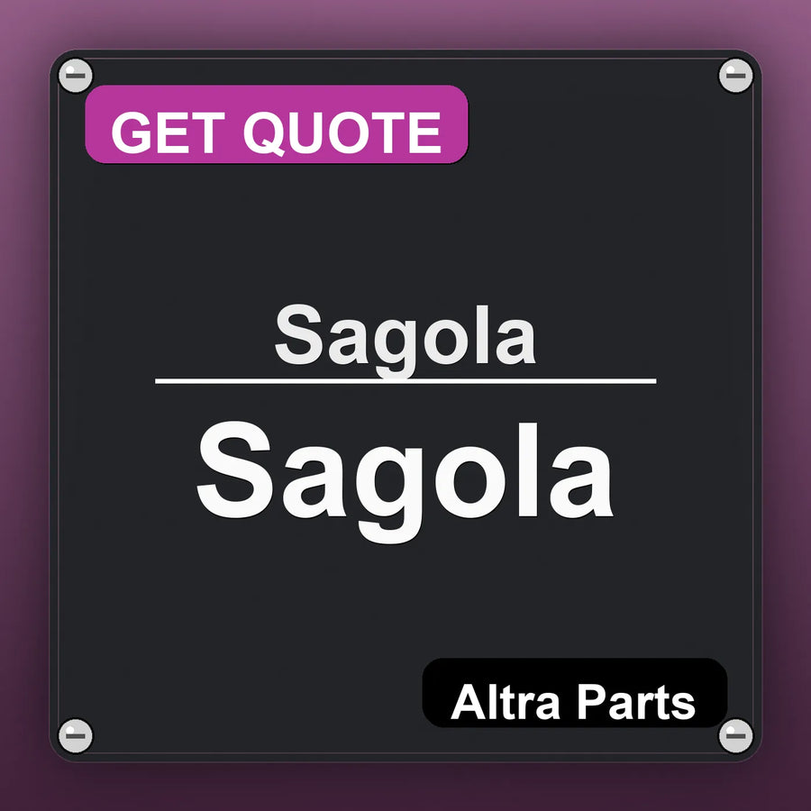Sagola Sagola industrial nameplate style image – Altra Parts. GET QUOTE.