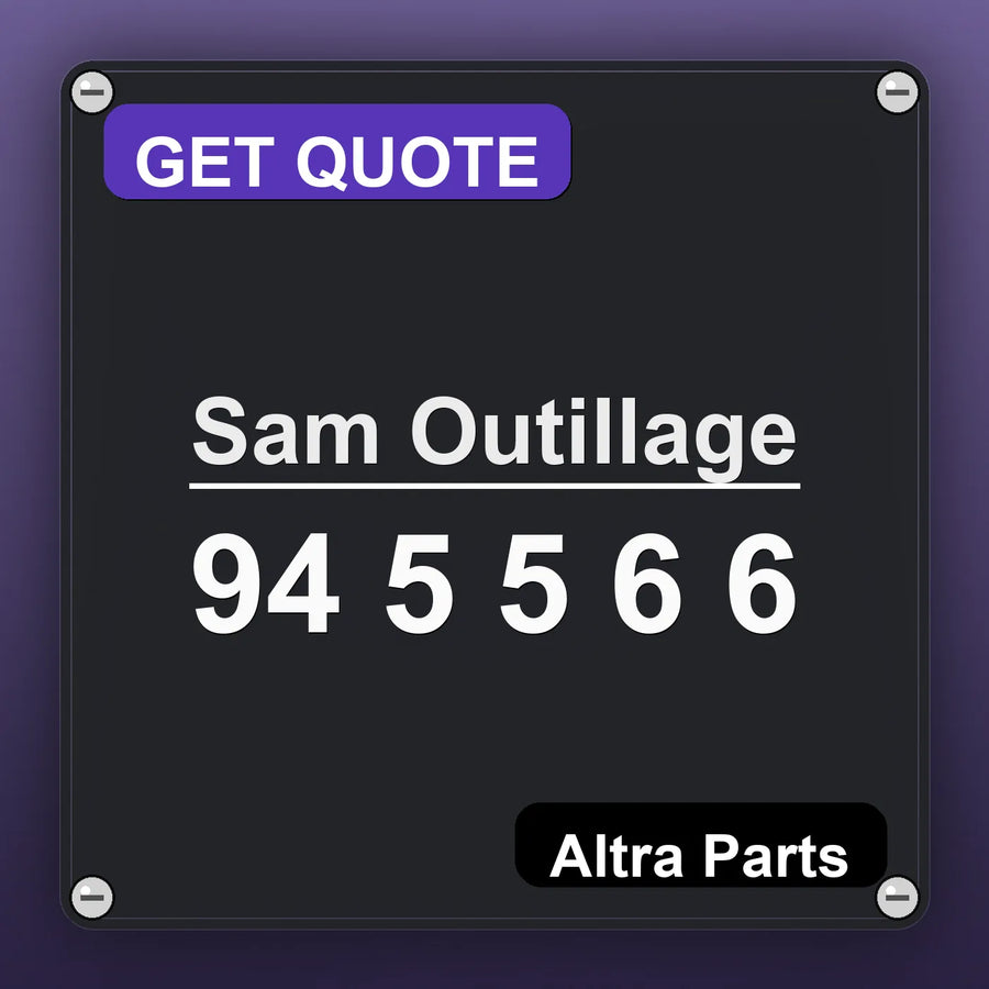 Sam Outillage 94 5 5 6 6 industrial nameplate style image – Altra Parts. GET QUOTE.