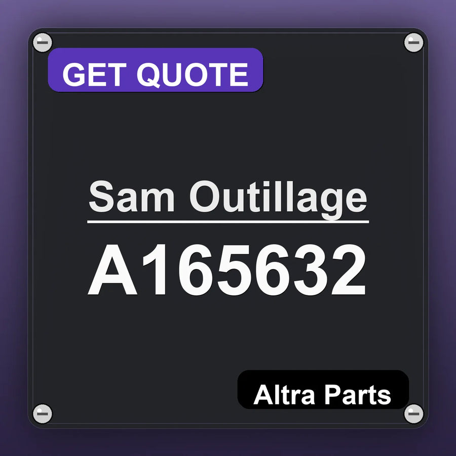 Sam Outillage A165632 industrial nameplate style image – Altra Parts. GET QUOTE.