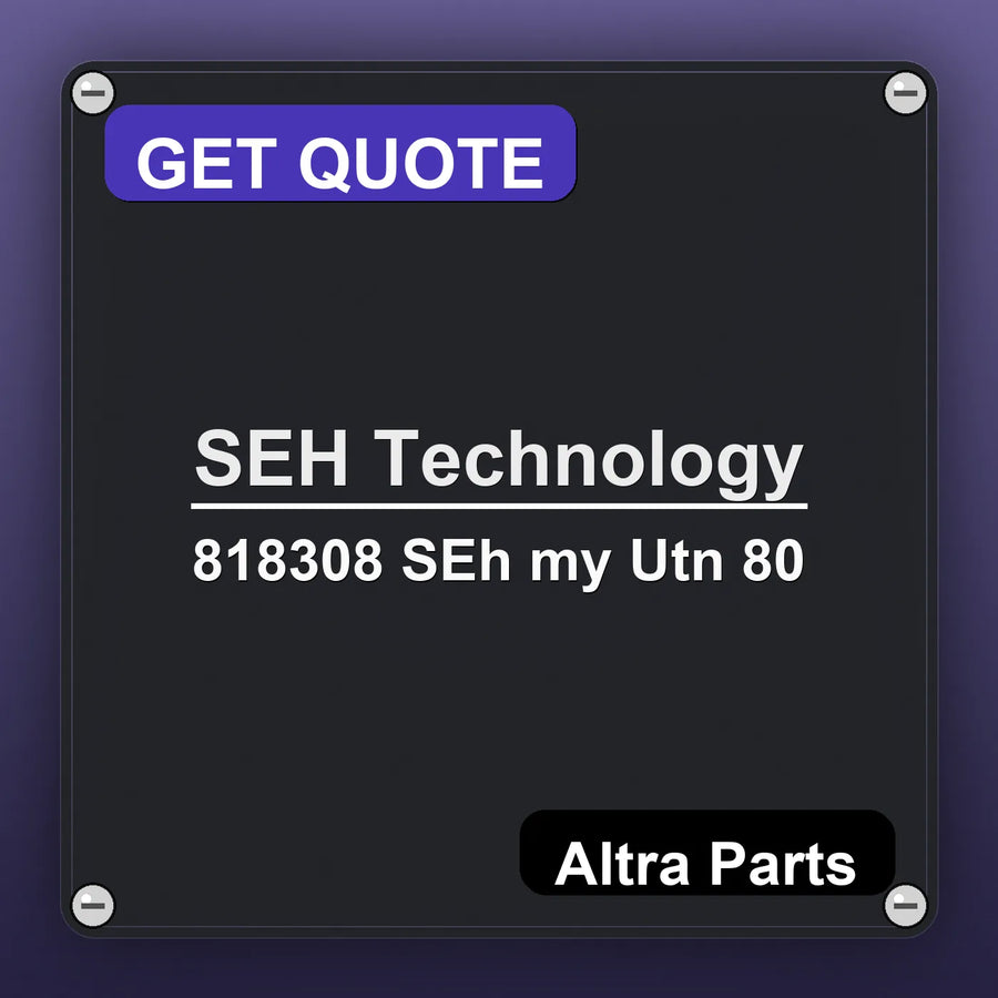 SEH Technology 818308 SEh my Utn 80 industrial nameplate style image – Altra Parts. GET QUOTE.