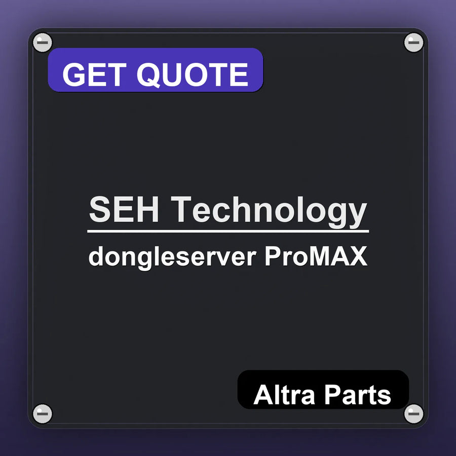 SEH Technology dongleserver ProMAX industrial nameplate style image – Altra Parts. GET QUOTE.
