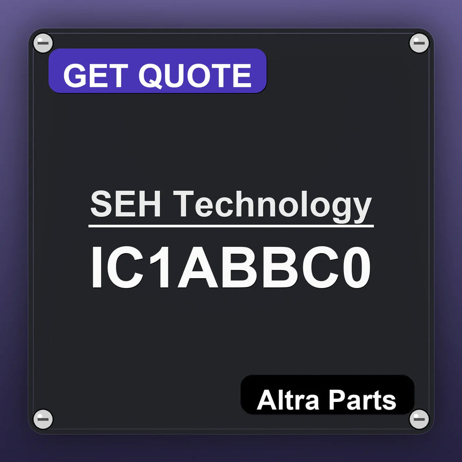 SEH Technology IC1ABBC0 industrial nameplate style image – Altra Parts. GET QUOTE.