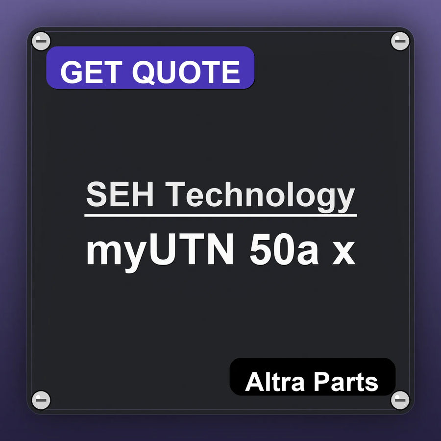 SEH Technology myUTN 50a x industrial nameplate style image – Altra Parts. GET QUOTE.