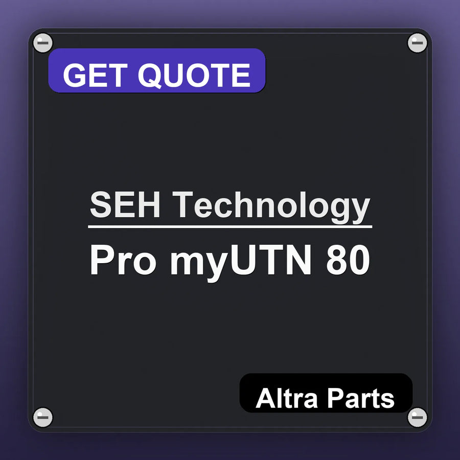 SEH Technology Pro myUTN 80 industrial nameplate style image – Altra Parts. GET QUOTE.