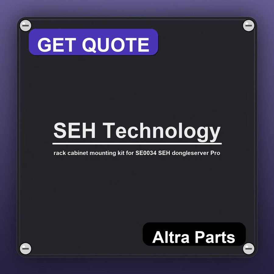 SEH Technology rack cabinet mounting kit for SE0034 SEH dongleserver Pro industrial nameplate style image – Altra Parts.…