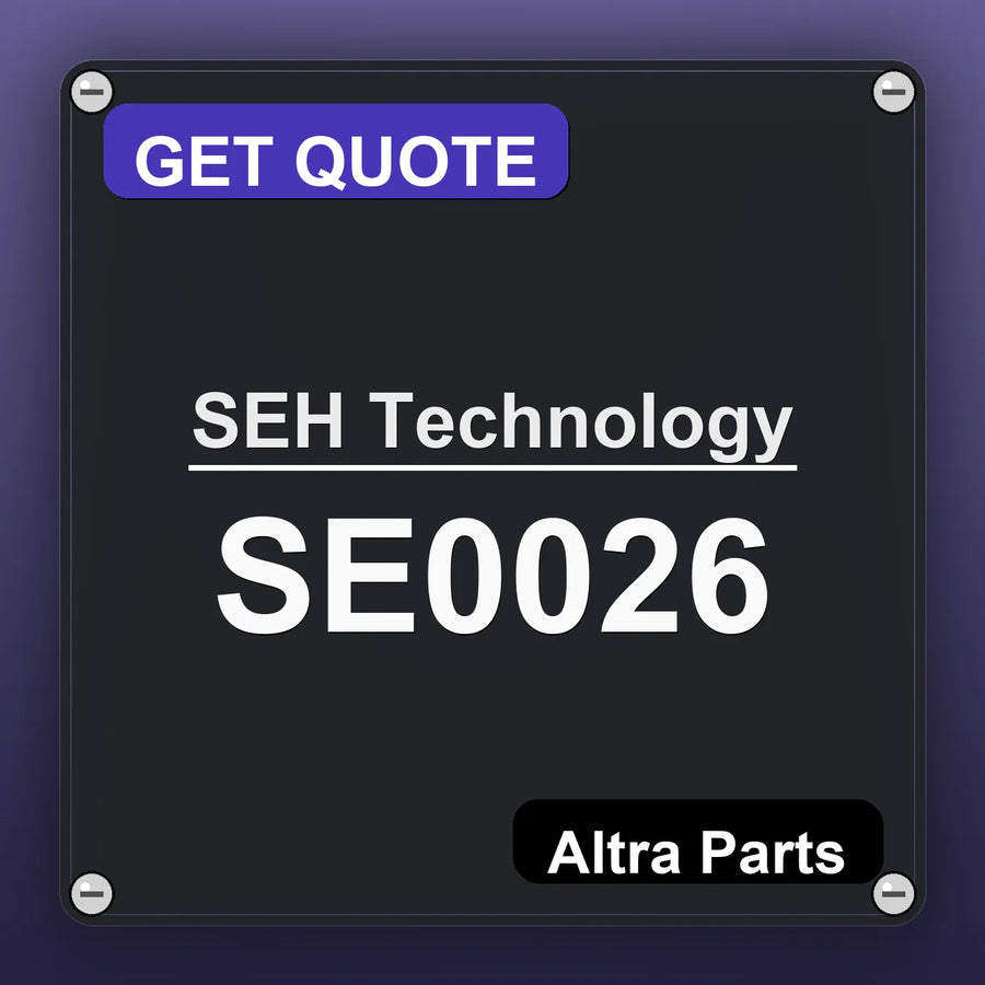 SEH Technology SE0026 industrial nameplate style image – Altra Parts. GET QUOTE.