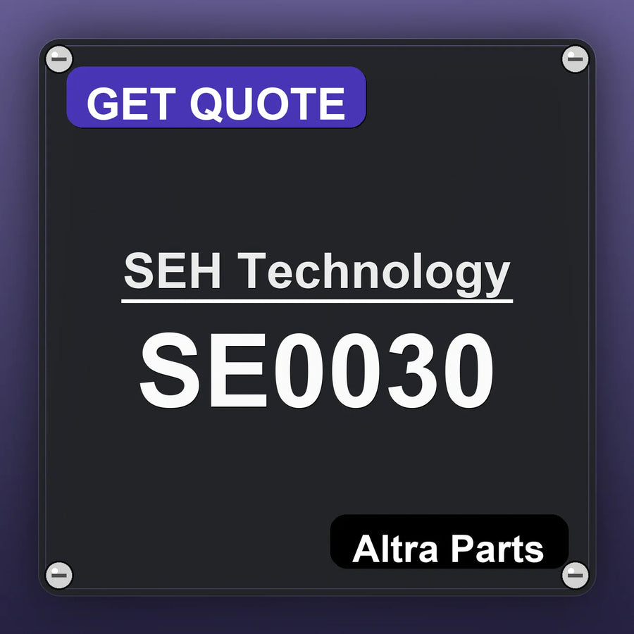 SEH Technology SE0030 industrial nameplate style image – Altra Parts. GET QUOTE.