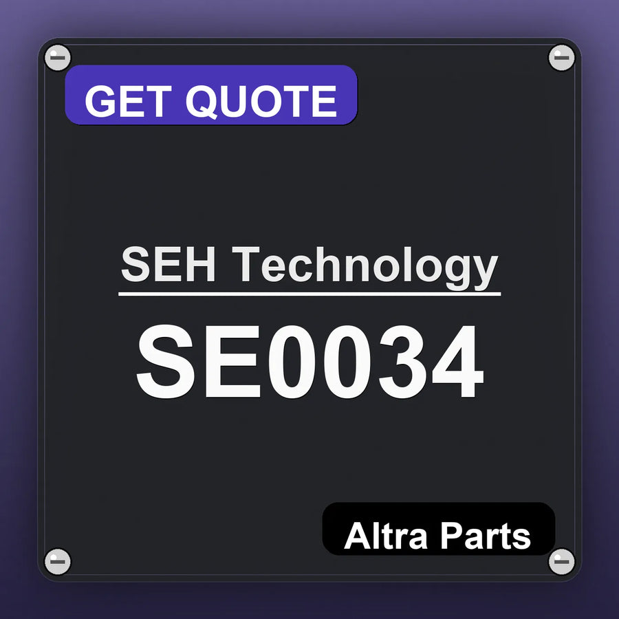 SEH Technology SE0034 industrial nameplate style image – Altra Parts. GET QUOTE.