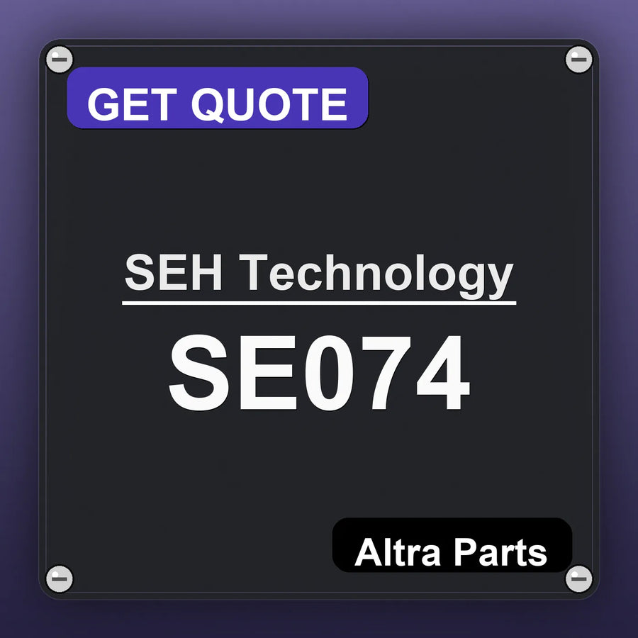 SEH Technology SE074 industrial nameplate style image – Altra Parts. GET QUOTE.