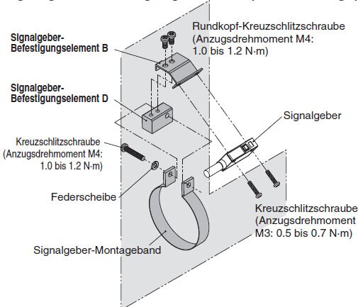 SMC BA8-063 Signalgeberbefestigung