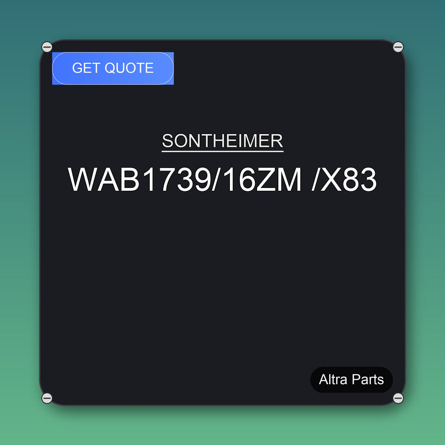 SONTHEIMER WAB1739/16ZM /X83 industrial spare part – fast international delivery & worldwide shipping