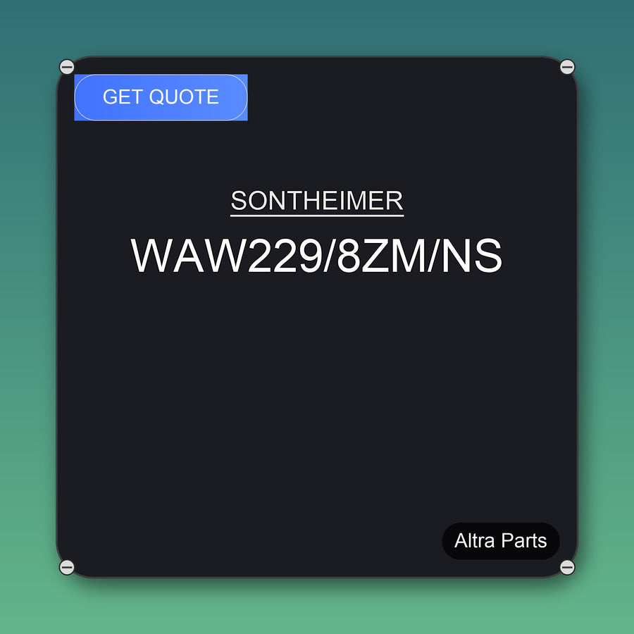 SONTHEIMER WAW229/8ZM/NS industrial spare part – fast international delivery & worldwide shipping