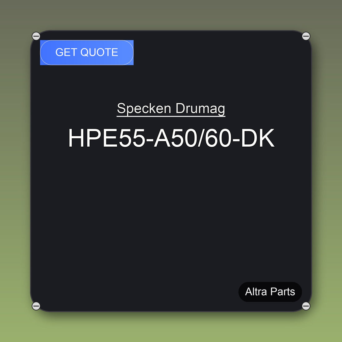 Specken Drumag HPE55-A50/60-DK industrial spare part – fast international delivery & worldwide shipping