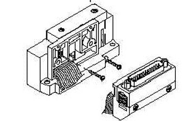 SMC SV1000-51D1-13A-C8 Endplatte D-Seite