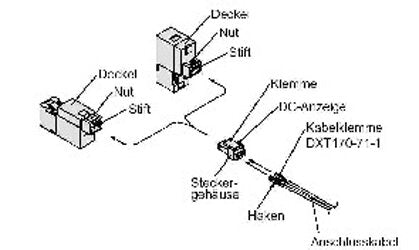 SMC SY100-30-4A-50 Steckdose with Kabel
