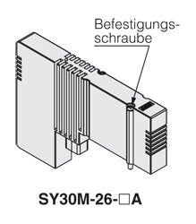 SMC SY30M-26-1A-NA Blindplatte