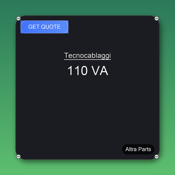 Tecnocablaggi 110 VA industrial spare part – fast international delivery & worldwide shipping