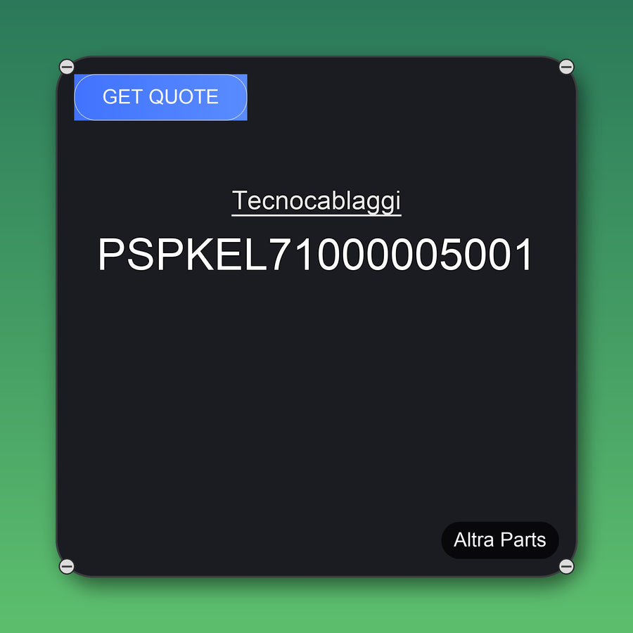 Tecnocablaggi PSPKEL71000005001 industrial spare part – fast international delivery & worldwide shipping