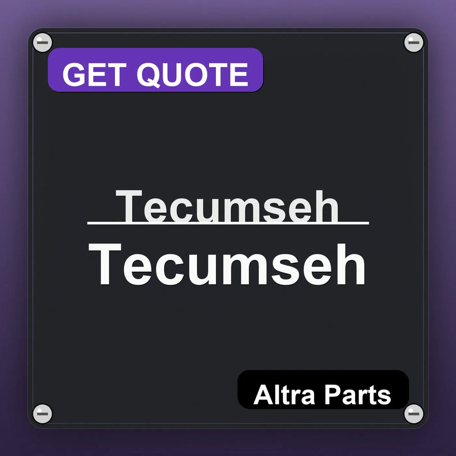 Tecumseh Tecumseh industrial nameplate style image – Altra Parts. GET QUOTE.