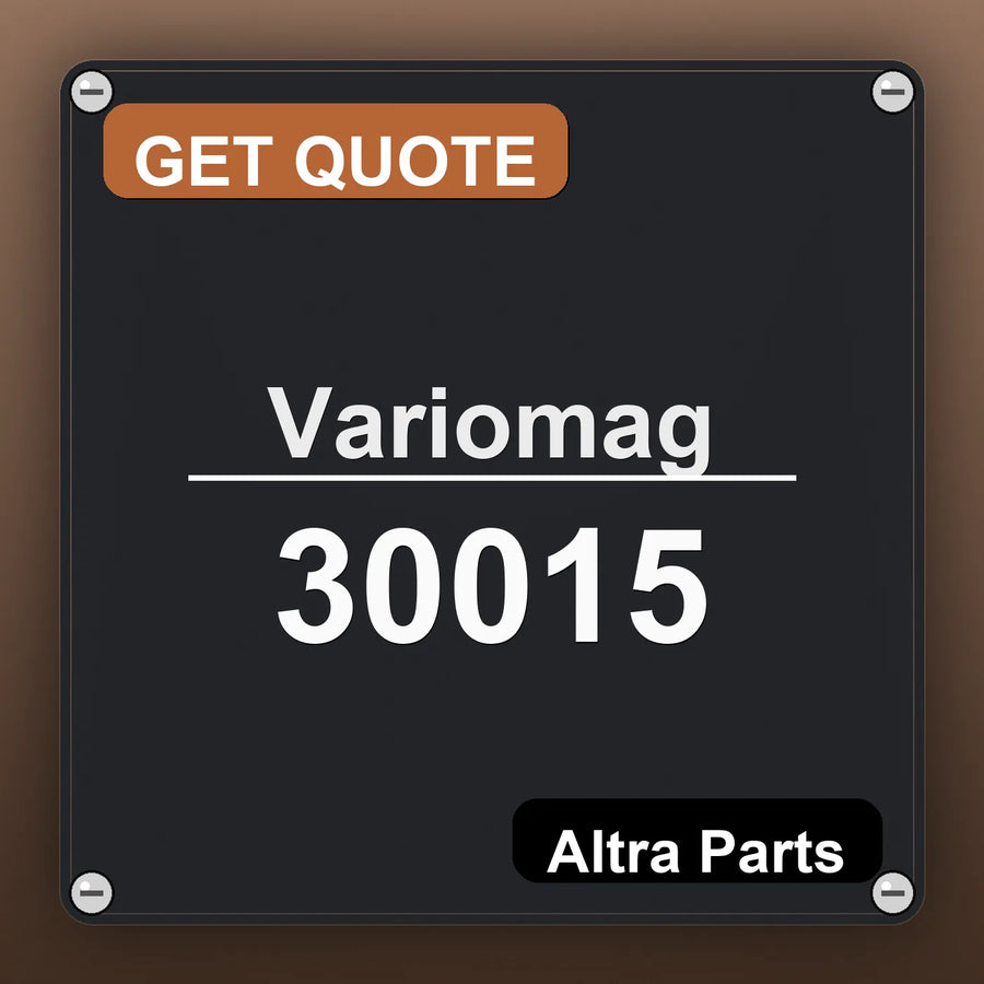 Variomag 30015 industrial nameplate style image – Altra Parts. GET QUOTE.