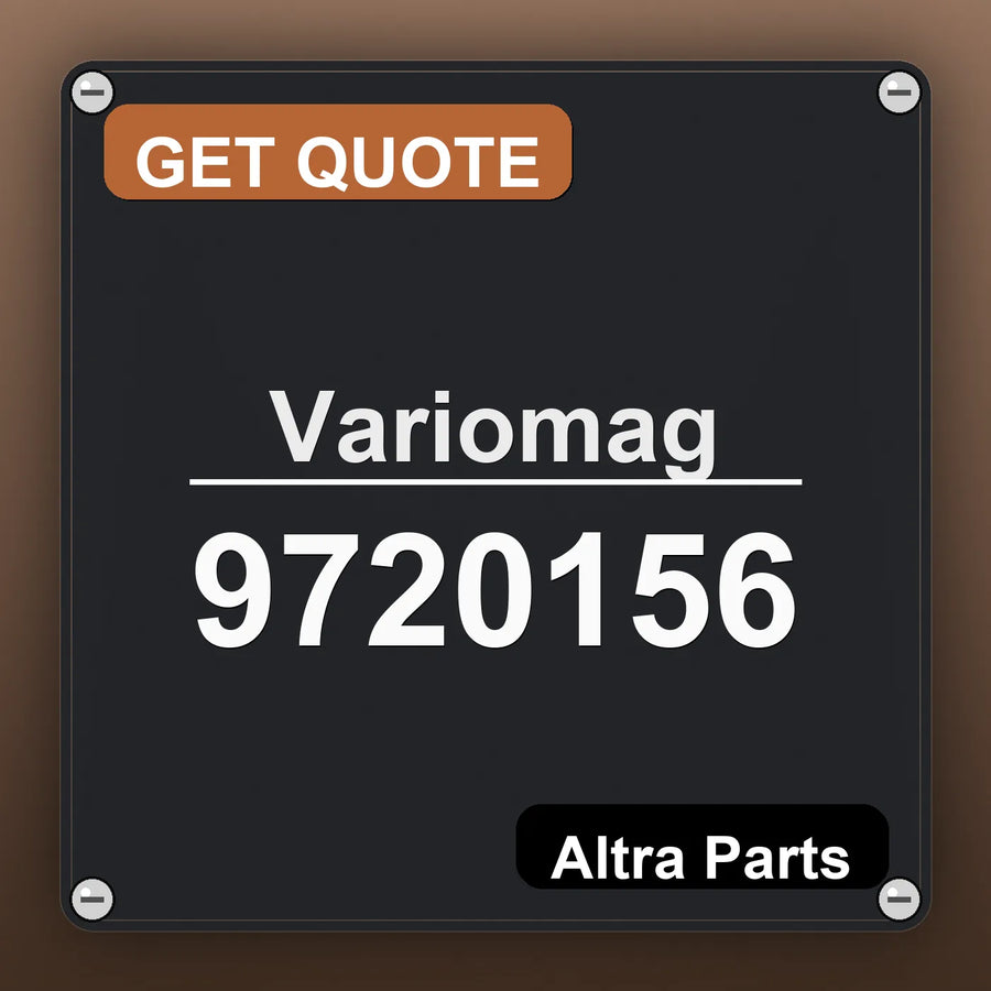Variomag 9720156 industrial nameplate style image – Altra Parts. GET QUOTE.