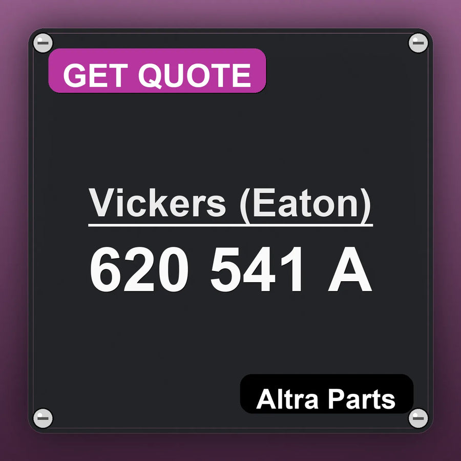 Vickers (Eaton) 620 541 A industrial nameplate style image – Altra Parts. GET QUOTE.