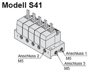SMC VV100-S41-02-M5 Manifold plate