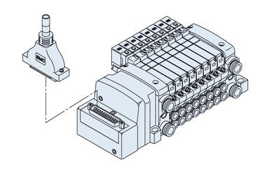SMC VV5QC21-06C8FD0 Manifold plate